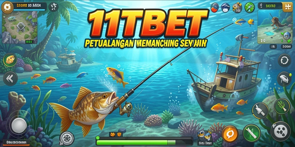 Tangkapan ikan yang berwarna cerah dalam gameplay 11TBET.