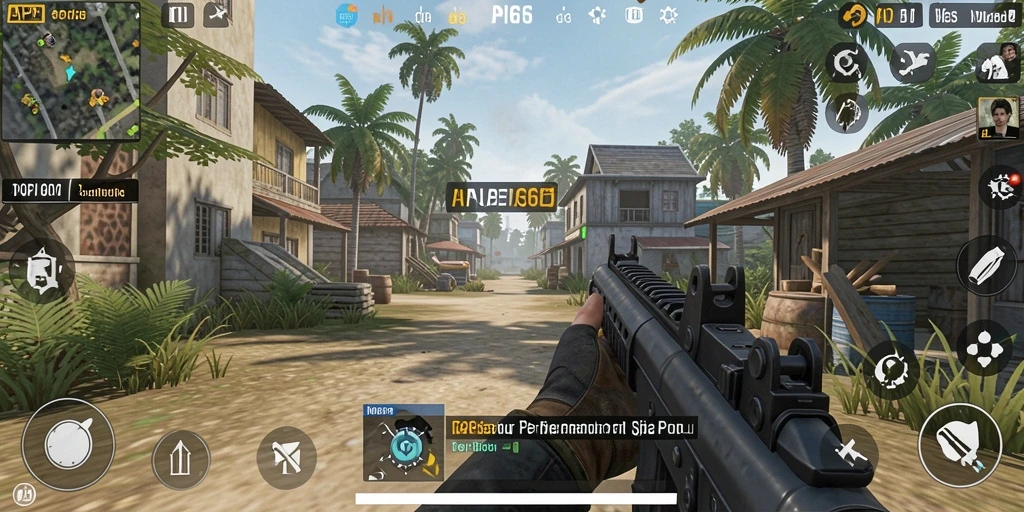 Tampilan seru gameplay TPS di API66 dengan aksi mendebarkan.