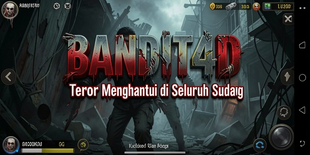 Tampilan menegangkan dari gameplay <strong>BANDIT4D</strong> dengan elemen horor yang nyata.