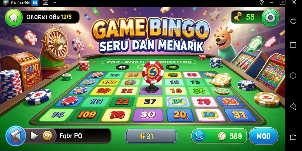 Tangkapan layar gameplay Bingo yang seru di FO8.