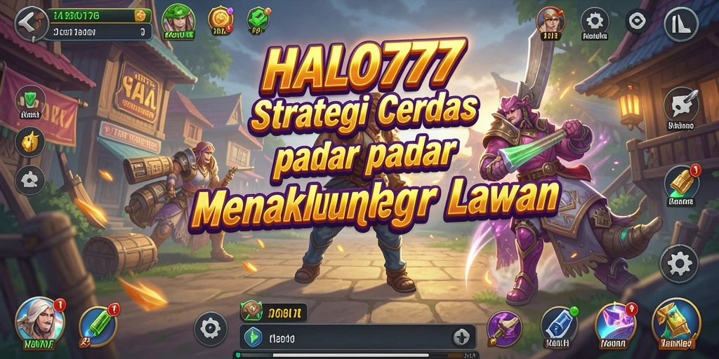 Tangkapan layar HALO777 menunjukkan suasana pertempuran yang dramatis dan strategis.