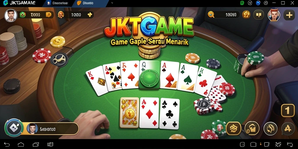 Tampilan gameplay JKTGAME yang seru dan interaktif.
