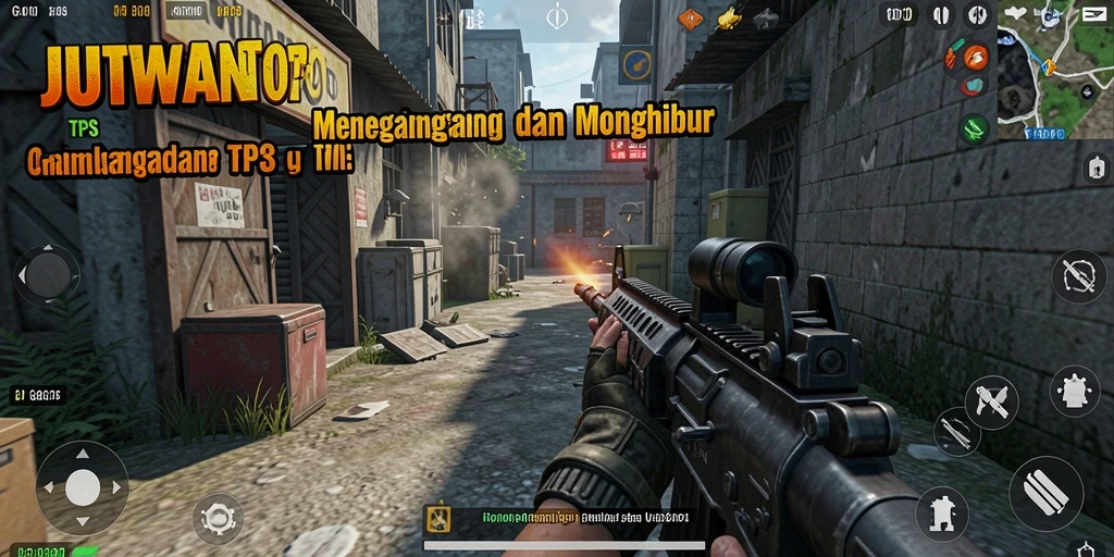 Tampilan aksi seru dalam gameplay JUTAWANTOTO yang menegangkan.
