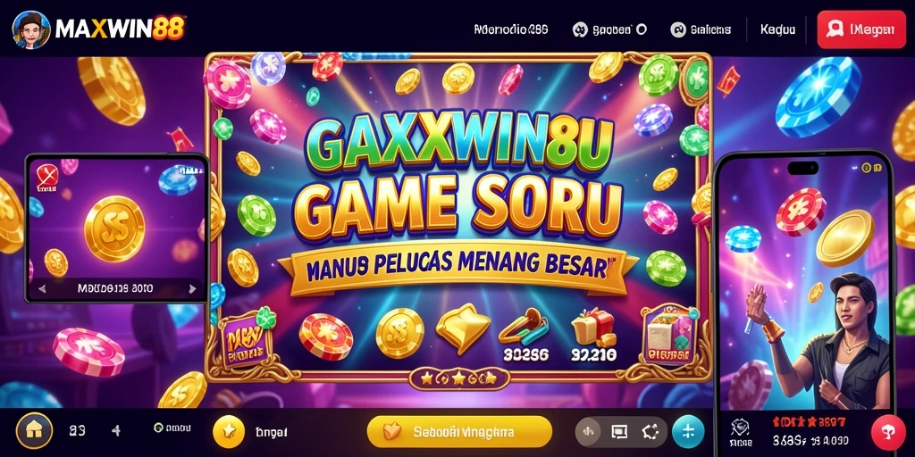 Screenshot gameplay <strong>MAXWIN88</strong> yang penuh warna dan menarik.