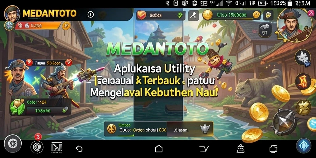 Screenshot dari aplikasi MEDANTOTO yang menunjukkan fitur pengingat dan pencatatan.