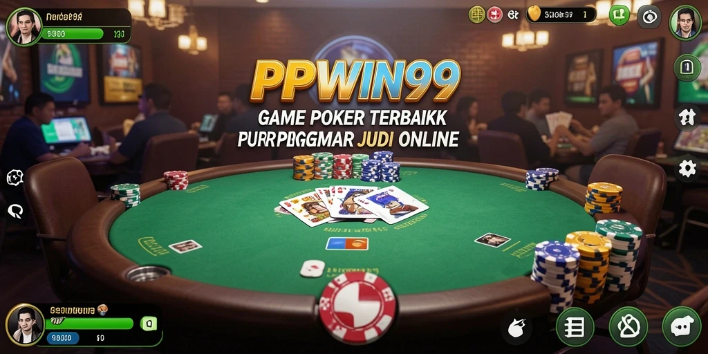 Tampilan menarik gameplay Poker di PPWIN99, menampilkan aksi seru.