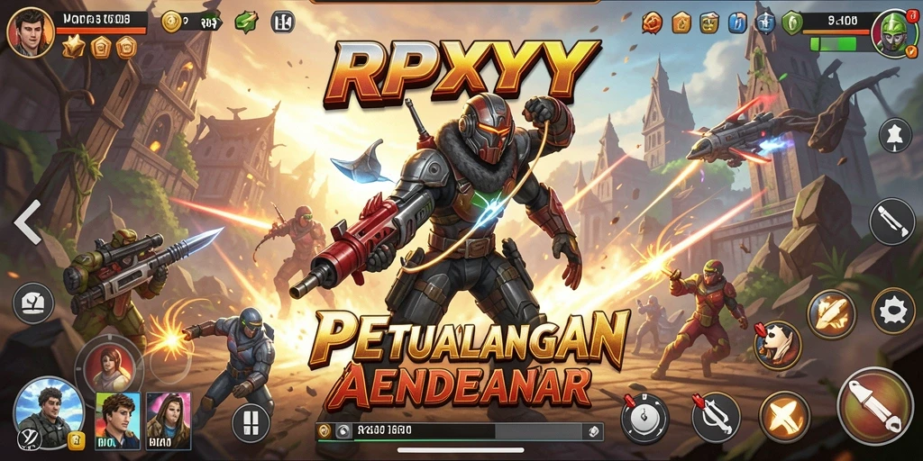 Tampilan gameplay RPYYY yang intens dan mendebarkan.