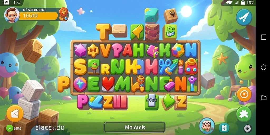 Tampilan gameplay seru dengan berbagai teka-teki menantang.