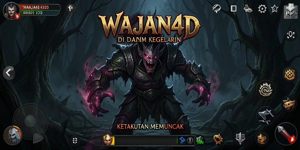 Gameplay menyeramkan di WAJAN4D yang penuh ketegangan.