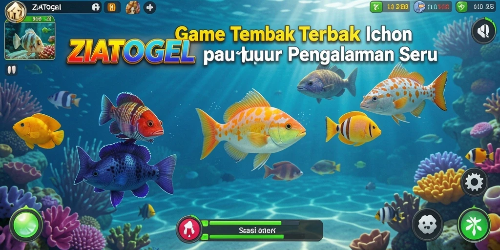Gameplay seru menembak ikan di ZIATOGEL.